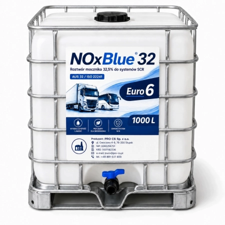 NOxBlue 32 płyn katalityczny 1000 l jak AdBlue w zbiorniku IBC